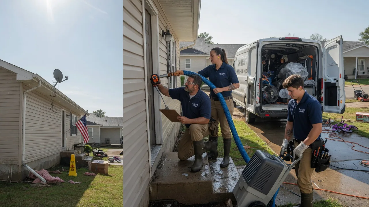 Ceiling Water Damage Restoration in Bordelonville, LA near me